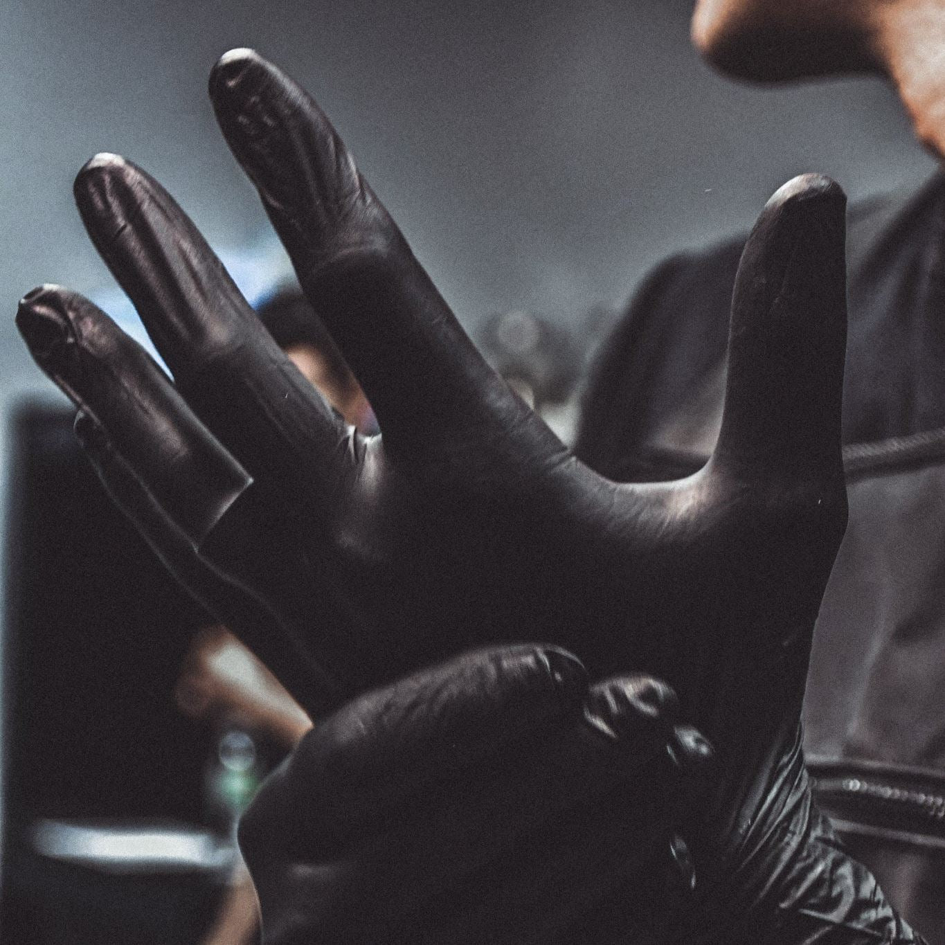 Blackwork Latex Tattoo Gloves - Box Disposable Gloves Saniderm Tattoo Aftercare