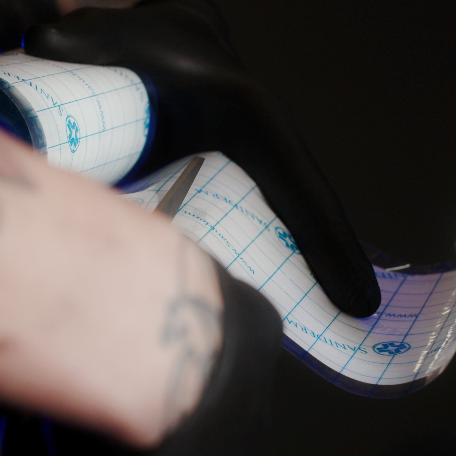 Original Tattoo Bandage Roll - Extra Large (10.2 in x 8 yd) Professional Roll Saniderm Tattoo Aftercare