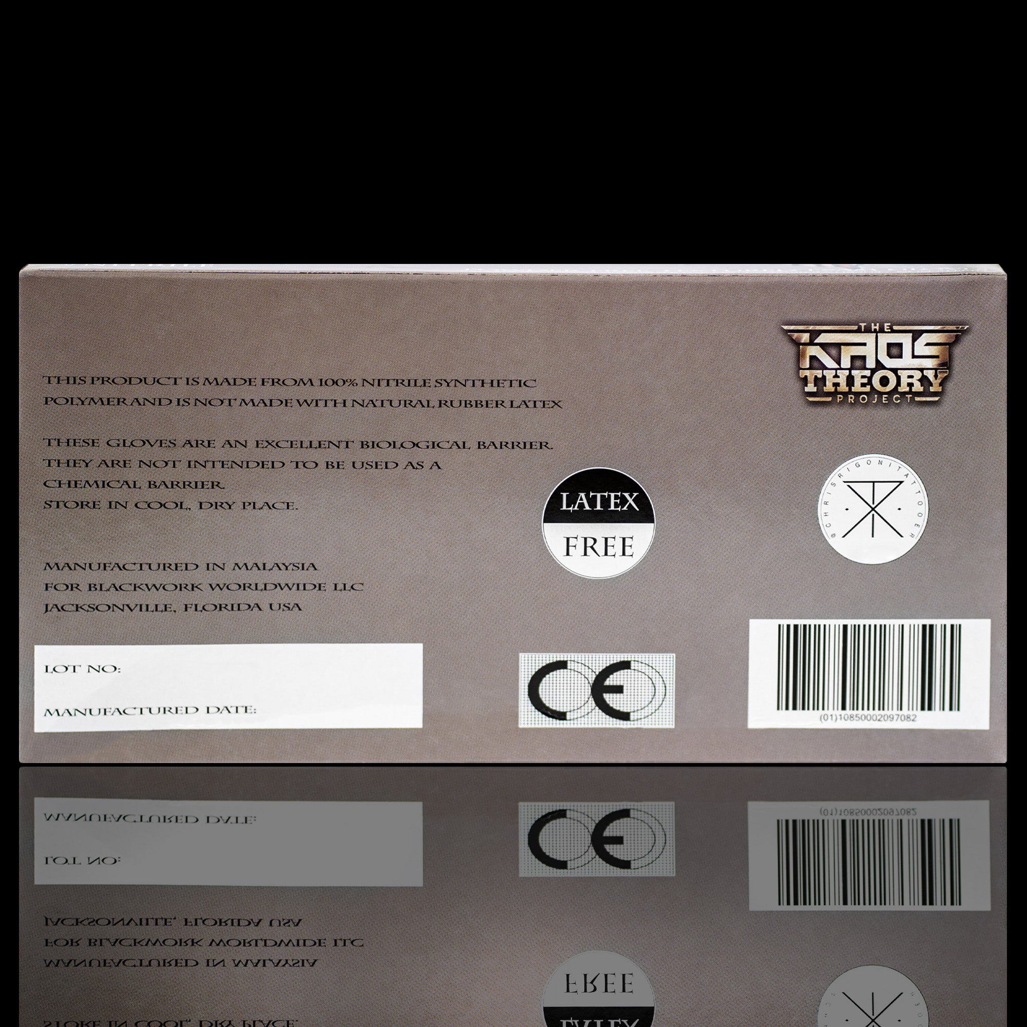 Blackwork Nitrile Tattoo Gloves - Box Disposable Gloves Saniderm Tattoo Aftercare