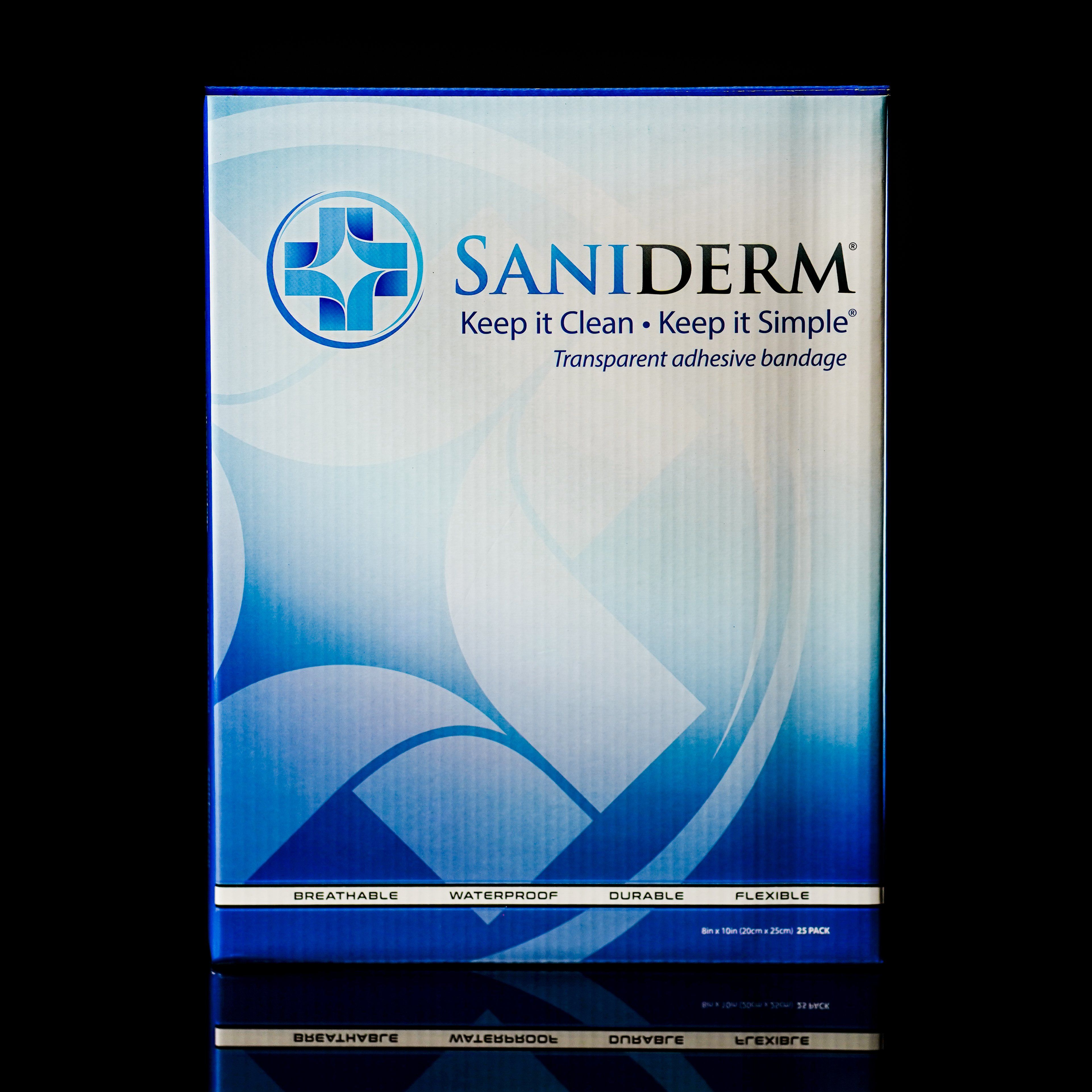 Saniderm 8 Inch x 10 Inch Artist Pack (25 count) Saniderm Tattoo Aftercare