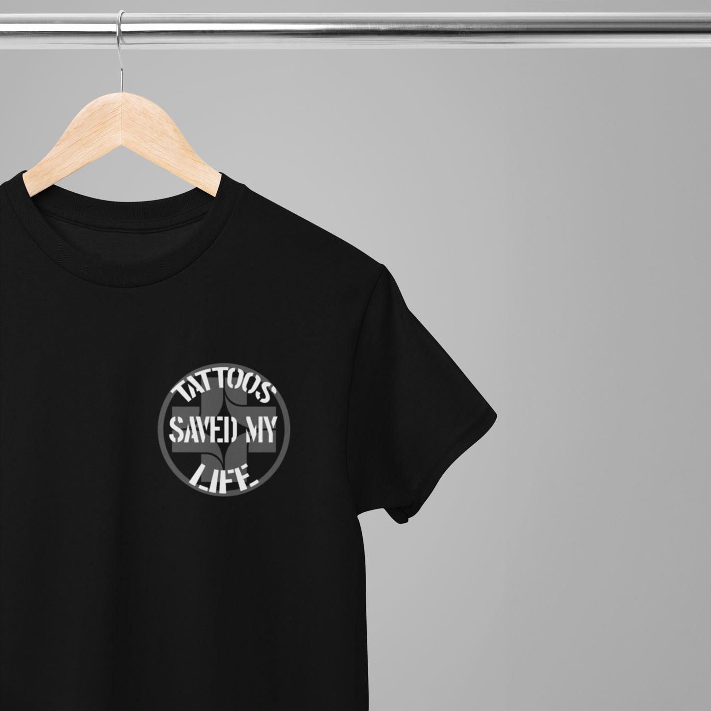 Saniderm x Tattoos Saved My Life Collab Tee T-Shirt Printify 